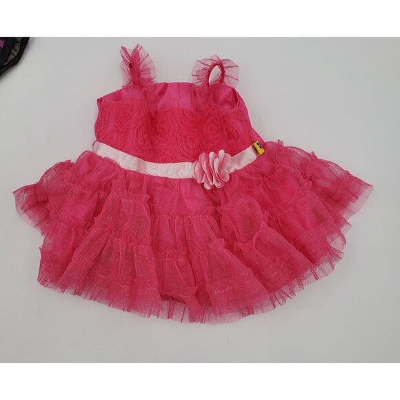 Build A Bear Girls Clothing Shoe Lot Pink Dress Sleep Shorts Skirt Tulle Sparkle - Picture 6 of 10